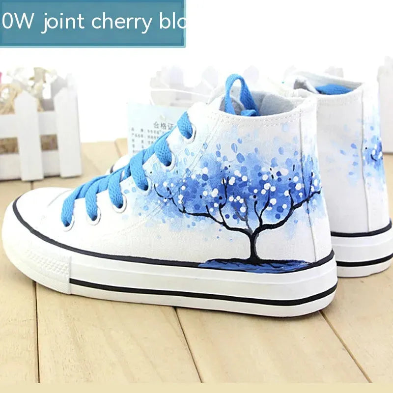 High Top Canvas Shoes For Summer And Autumn - Bellarte Enchanté High Top Canvas Shoes For Summer And Autumn